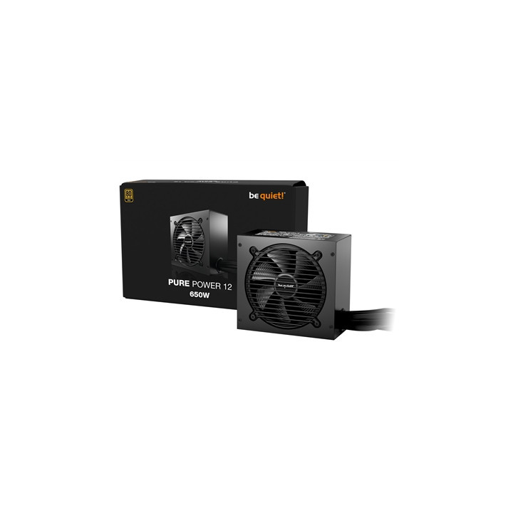 be quiet! 650W PURE POWER 12  80 PLUS Gold  ATX 3.1 compliant and PCIe 5.1 compatible 10-year manufacturer's warranty