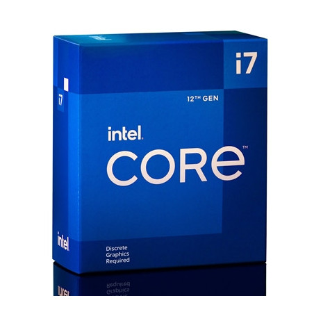 Intel Core i7 12700F 12 Core Processor Processor  20 Threads  2.1GHz up to 4.9GHz Turbo Alder Lake Socket LGA 1700 25MB Cache  6