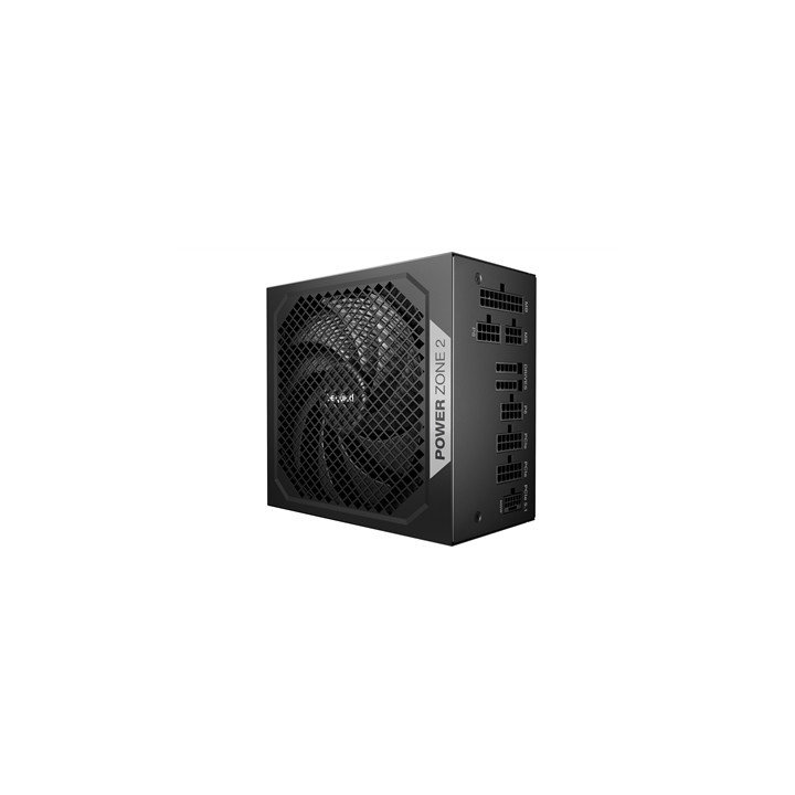 be quiet! Power Zone 2 850W PSU - 80 PLUS Platinum  Semi-Passive Cooling  Pure Wings 3 Fan  PCIe 5.1/ATX 3.1 Compatibility  10-Y
