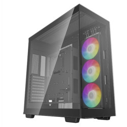 DeepCool CH780  Black  Full Tower Gaming Case  Tempered Glass  1x 420mm ARGB Side fan  Mini-ITX / M-ATX / ATX / E-ATX