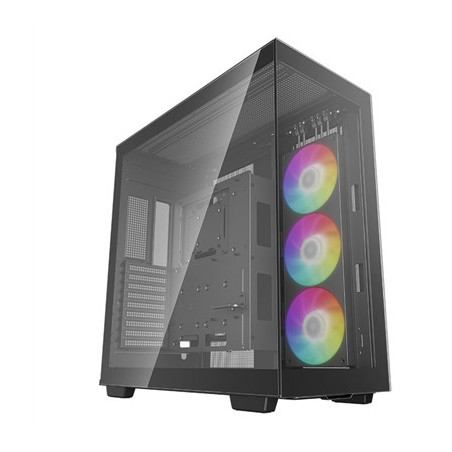 DeepCool CH780  Black  Full Tower Gaming Case  Tempered Glass  1x 420mm ARGB Side fan  Mini-ITX / M-ATX / ATX / E-ATX