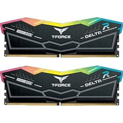 Team T-Force Delta RGB FF3D532G7600HC36DDC01 32GB DDR5 7600MHz System Memory  2 x 16GB  Black  36-46-46-84 1.40V