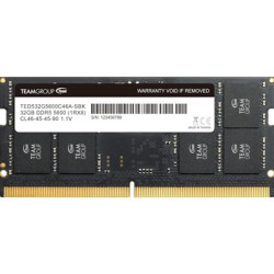 Team Elite TED532G5600C46A-S01 32GB (1x 32GB) SODIMM System Memory  5600MHz  DDR5  CL46