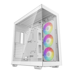 DeepCool CH780  White  Full Tower Gaming Case  Tempered Glass  1x 420mm ARGB Side fan  Mini-ITX / M-ATX / ATX / E-ATX