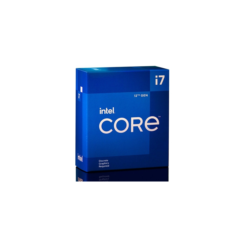 Intel Core i7 12700F 12 Core Processor Processor  20 Threads  2.1GHz up to 4.9GHz Turbo Alder Lake Socket LGA 1700 25MB Cache  6