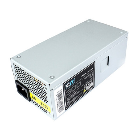 CIT 300W TFX-300W Silver Coating Power Supply  Low Noise 8cm Fan with intelligent fan speed control  Support standard TFX form f
