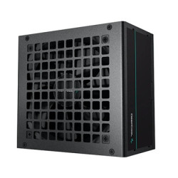 DeepCool PF600 600W PSU  120mm Silent Hydraulic Bearing Fan  80 PLUS White  Non Modular  UK Plug  Flat Black Cables  Efficient &