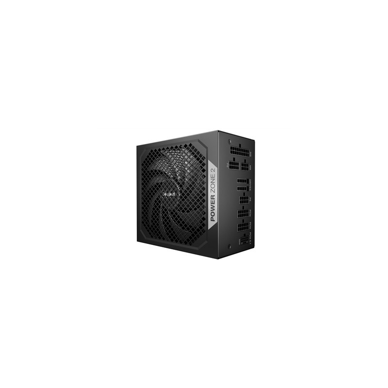 be quiet! Power Zone 2 1000W PSU - 80 PLUS Platinum  Semi-Passive Cooling  Pure Wings 3 Fan  PCIe 5.1/ATX 3.1 Compatibility  10-