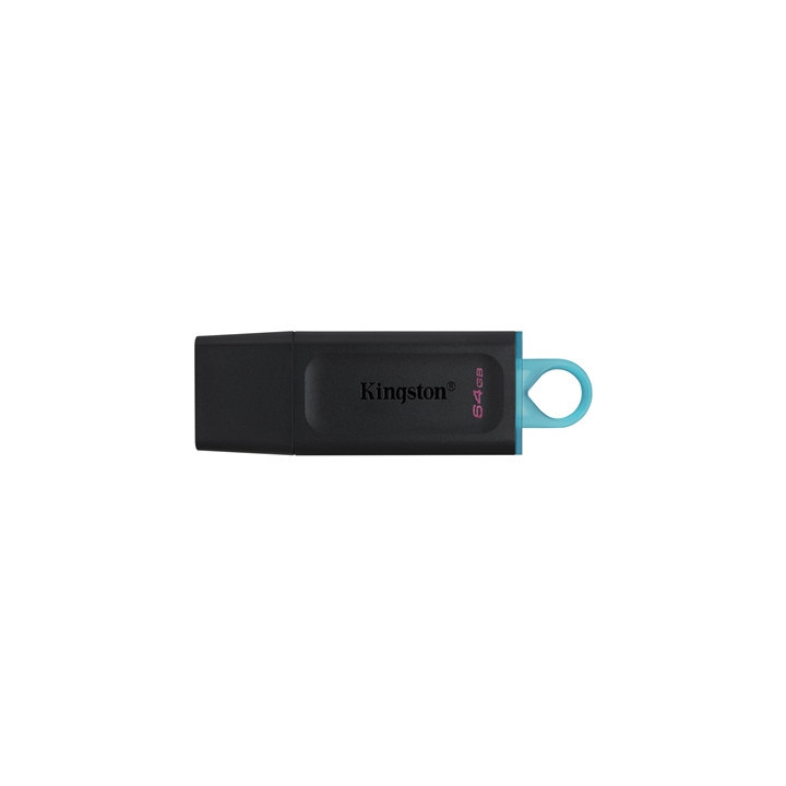 Kingston DataTraveler Exodia 64GB USB 3.2 Black with Cyan loop USB Flash Drive