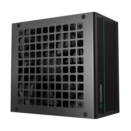 DeepCool PF400 80 PLUS Standard Power Supply 400W  Silent Hydraulic Bearing Fan  Reliable Protection  Flat Black Cables  85% Eff