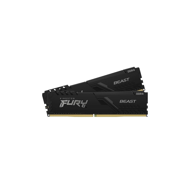 Kingston FURY Beast KF432C16BBK2/32 32GB (2x 16GB) DIMM System Memory  3200MHz  DDR4  CL16  Black  Intel XMP