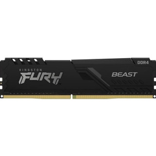 Kingston FURY Beast KF432C16BB/8 8GB (1x 8GB) U-DIMM System Memory  3200MHz  DDR4  CL16  Black  Intel XMP