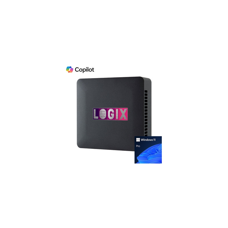 LOGIX Intel Core i5-1335U 4.6GHz 10 Core CPU  1 x DDR4 16GB SO-DIMM  500GB Kingston NVMe  Wireless AX & Bluetooth 5.2 Windows 11