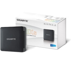 Gigabyte BRIX (GB-BRI3H-1315) Barebone Kit  Intel Core i3-1315U 4.5GHz 6 Core CPU  2 x DDR4 SO-DIMM Slots  1 x M.2-2280 Slot  1 