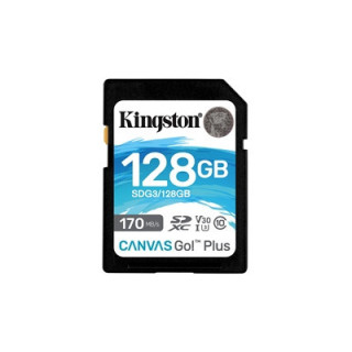 Kingston Canvas Go! Plus SDCG3/128GB 128GB Flash Card  UHS-1 (U3)