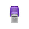 Kingston DataTraveler DTDUO3CG3/128GB 128GB MicroDuo USB OTG Flash Drive  3C  USB-C and Type A