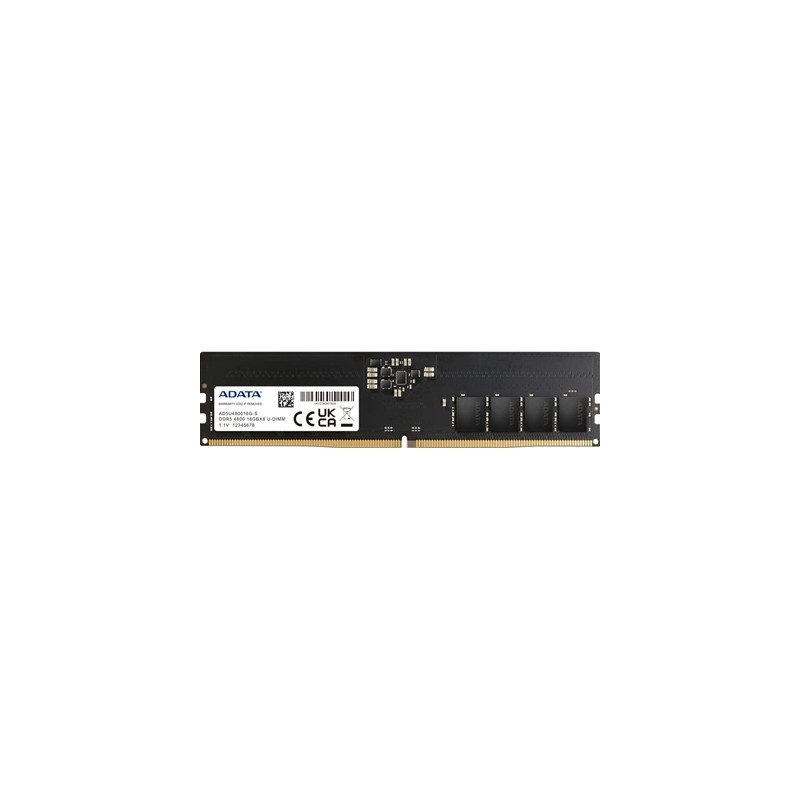 Adata AD5U480016G-S 16GB U-DIMM System Memory DDR5  4800MHz  1 x 16GB