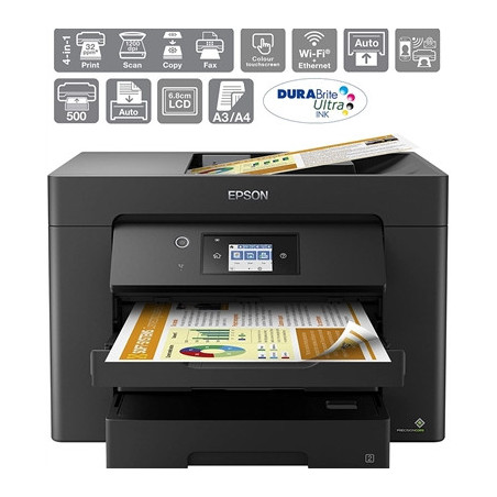 Epson Workforce WF-7830DTWF C11CH68401 Inkjet Printer  A3  Duplex  Wireless  Ethernet  All-in-One  Fax  Colour