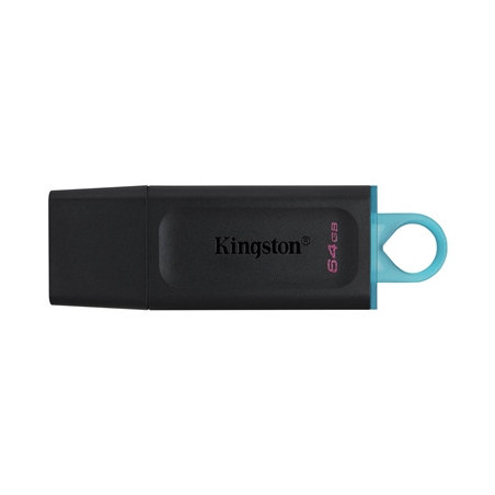 Kingston DataTraveler Exodia 64GB USB 3.2 Black with Cyan loop USB Flash Drive