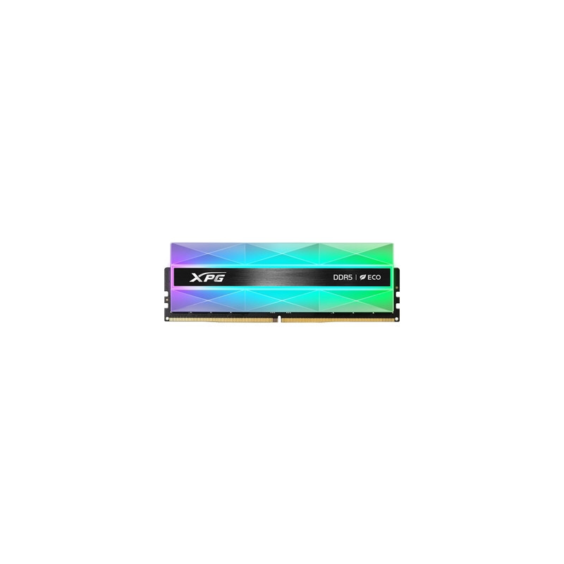 Adata Lancer Neon AX5U8000C3816G-DCLANRSG 32GB (2 x 16GB) DDR5 8000MHz  CL38  1.45v  Silver RGB Eco System Memory  Using Eco-Fri