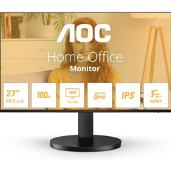 AOC 27B3HA2 27 Inch IPS Monitor   Widescreen  Full HD  VGA  HDMI  1ms  100Hz  Internal PSU  Speakers  VESA  Black