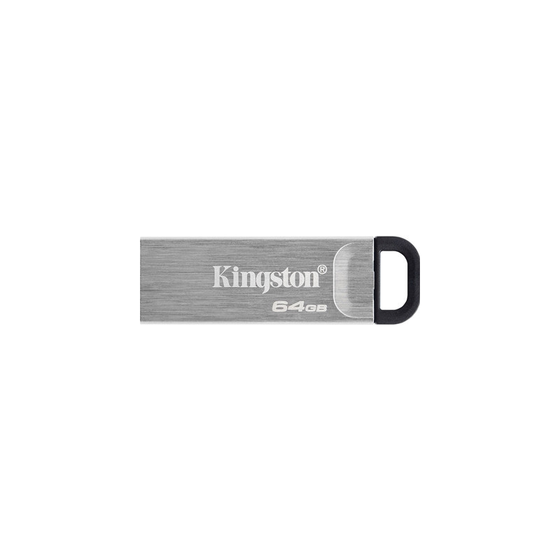 Kingston DataTraveler Kyson 64GB USB 3.2 Capless Metal USB Flash Drive