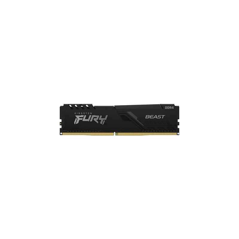 Kingston FURY Beast KF432C16BB/8 8GB (1x 8GB) DIMM System Memory  3200MHz  DDR4  CL16  Black  Intel XMP