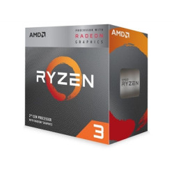 AMD Ryzen 3 3200G 4 Core AM4 Processor 3.8Ghz up to 4.0Ghz Turbo  4MB Cache  65W Wraith Stealth Cooler  Radeon Vega 8 Graphics