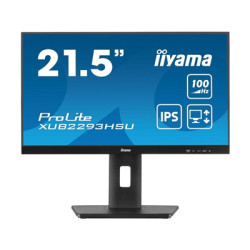 iiyama PROLITE XUB2293HSU-B7 22 inch IPS Monitor  Full HD  1ms  USB Hub  HDMI  DisplayPort  Freesync  100Hz  Speakers  Black  In