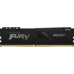 Kingston FURY Beast KF432C16BB/16 16GB (1x 16GB) DIMM System Memory  3200MHz  DDR4  CL16  Black  Intel XMP