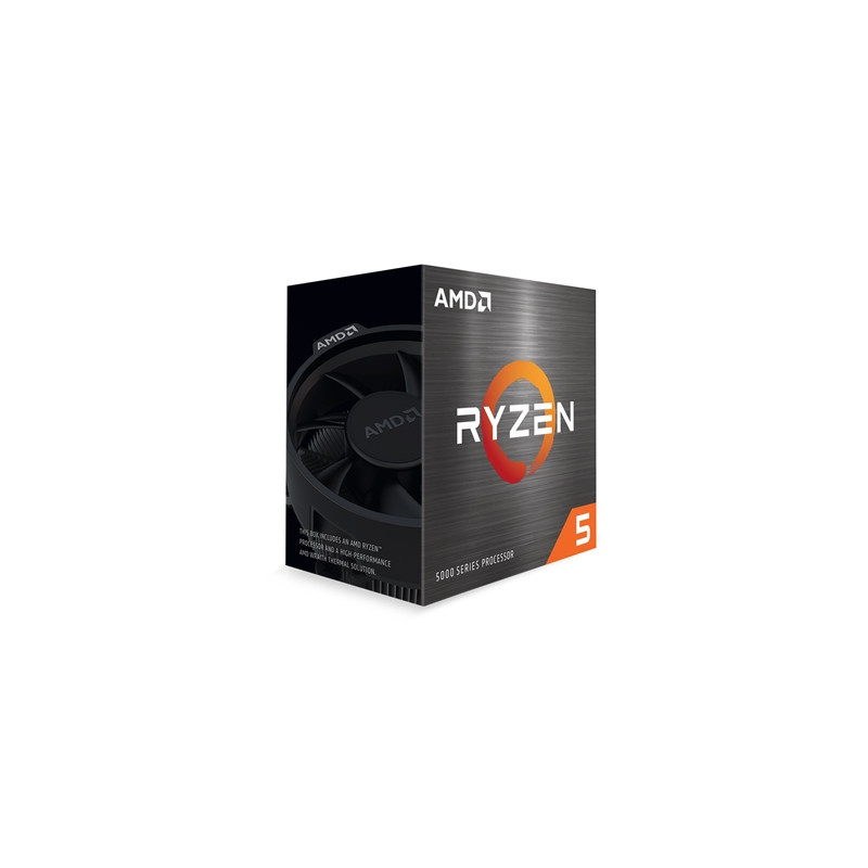 AMD Ryzen 5 5600 6 Core AM4 Processor  12 Threads  3.5Ghz up to 4.4Ghz Turbo  32MB Cache  65W  with Wraith Stealth Cooler  No Gr