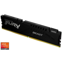 Kingston FURY Beast KF556C36BBE-16 16GB (1x 16GB) DIMM System Memory  5600MHz  DDR5  CL36  Black  Intel XMP  AMD EXPO