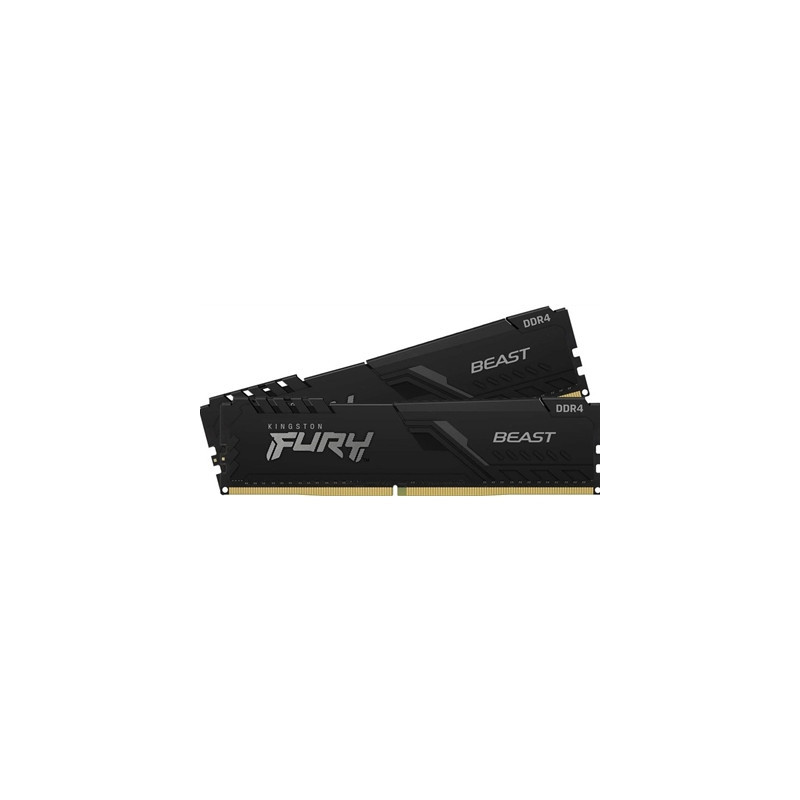 Kingston FURY Beast KF436C18BBK2/64 64GB (2x 32GB) DIMM System Memory  3600MHz  DDR4  CL18  Black  Intel XMP