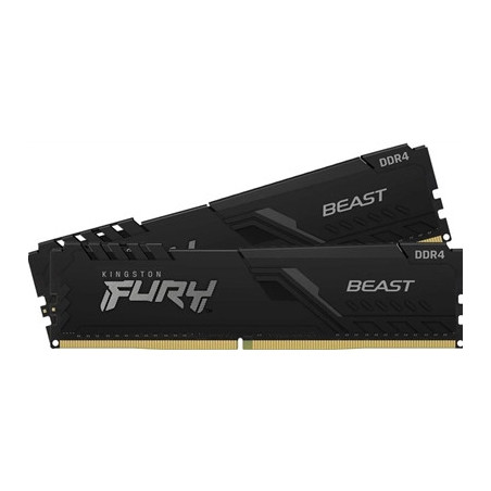 Kingston FURY Beast KF436C18BBK2/64 64GB (2x 32GB) DIMM System Memory  3600MHz  DDR4  CL18  Black  Intel XMP