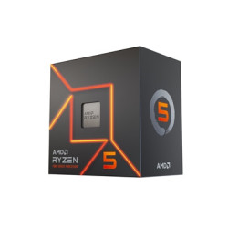 AMD Ryzen 5 7600 6 Core AM5 Processor  12 Threads  3.8Ghz up to 5.1Ghz Turbo  38MB Cache  65W  Wraith Stealth Cooler  Radeon Gra