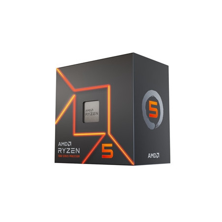 AMD Ryzen 5 7600 6 Core AM5 Processor  12 Threads  3.8Ghz up to 5.1Ghz Turbo  38MB Cache  65W  Wraith Stealth Cooler  Radeon Gra