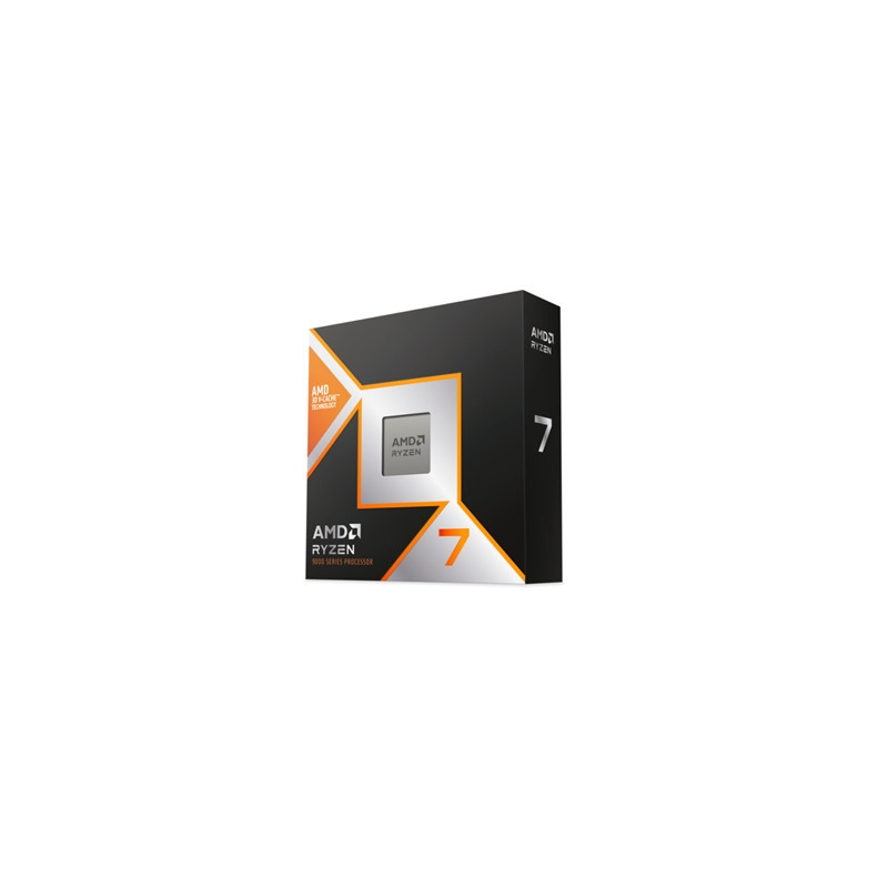 AMD Ryzen 7 9800X3D with Radeon Graphics  8 Core AM5 Processor  16 Threads  4.7Ghz up to 5.2Ghz Turbo  104MB Cache  120W  No Fan
