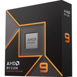 AMD Ryzen 9 9900X with Radeon Graphics  12 Core AM5 Processor  24 Threads  4.4Ghz up to 5.6GHz Turbo  64MB Cache  120W  No Fan