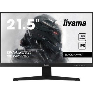 iiyama G-MASTER G2245HSU-B2 22 inch IPS Gaming Monitor  Full HD  1ms  HDMI  DisplayPort  USB Hub  Freesync  100Hz  Speakers  Bla