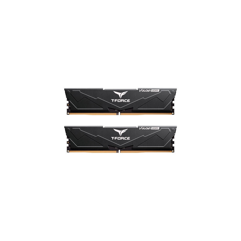 Team T-Force Vulcan FLBD516G6000HC38ADC01 System Memory  16GB (2 x 8GB) DDR5  6000MHz  CL38  Black
