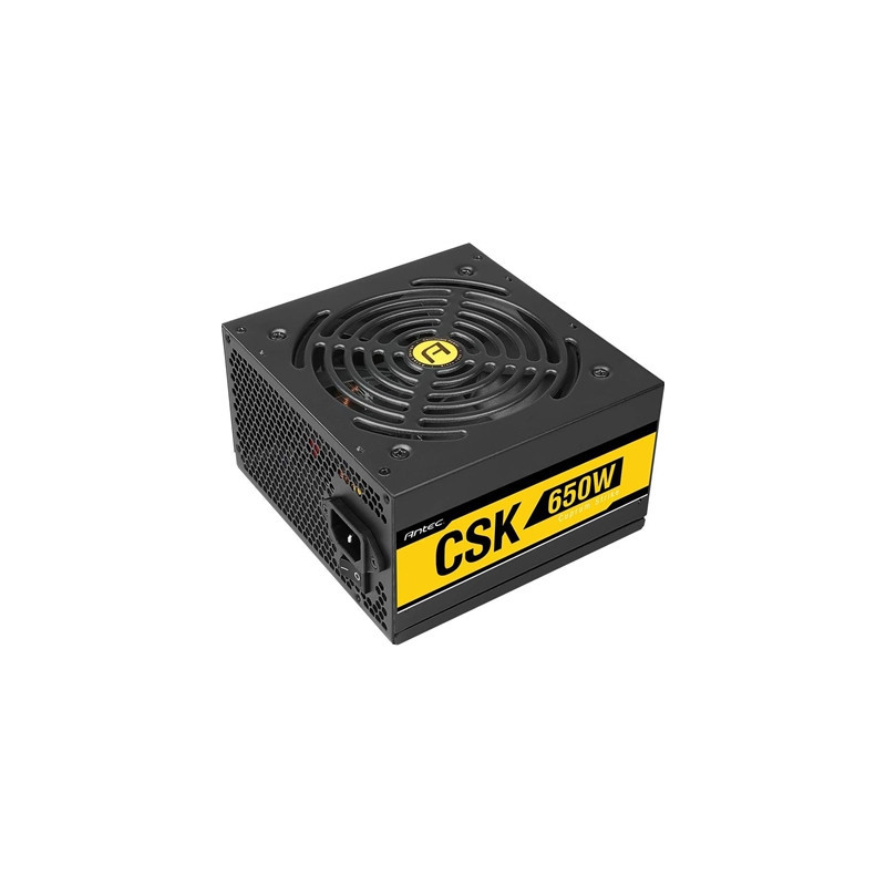 Antec Bronze Power Supply  CSK 650W 80+ Bronze Certified PSU  Continuous Power with 120mm Silent Cooling Fan  ATX 12V 2.31 / EPS