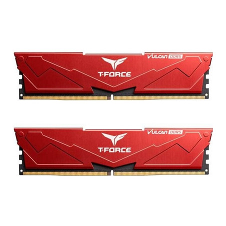 TeamGroup T-Force VULCAN Red DIMM Kit 64GB (2 x 32GB)  DDR5 6000MHz System Memory