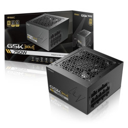 Antec GSK ATX3.1 750W Power Supply - 80 PLUS Gold  Full Modular  PCIe 5.1  JP Capacitors  Zero RPM Manager  7-Year Warranty
