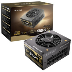 Antec SF850X 850W Power Supply - 80 PLUS Gold Certified  Fully Modular  SFX 4.1  ATX 3.1  PCIe 5.1 Ready
