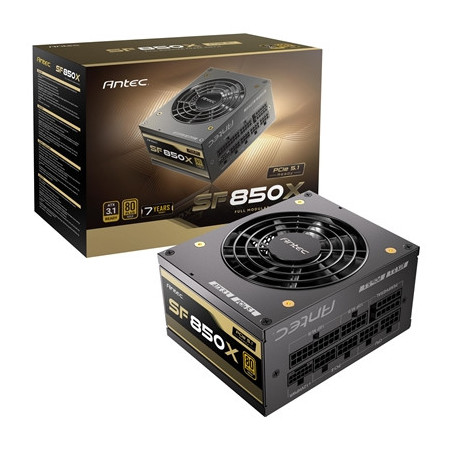 Antec SF850X 850W Power Supply - 80 PLUS Gold Certified  Fully Modular  SFX 4.1  ATX 3.1  PCIe 5.1 Ready