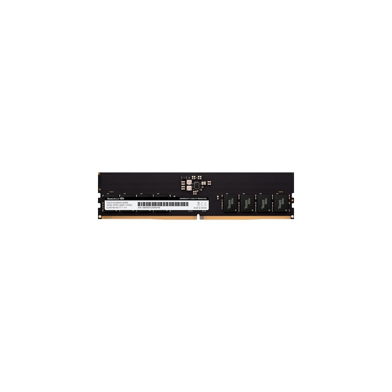 Team ELITE 16GB No Heatsink (1 x 16GB) DDR5 4800MHz DIMM System Memory  CL40