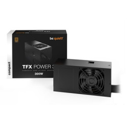 be quiet! TFX Power 3  300W  80 PLUS Bronze Wired PSU  Single Rail  25A +12V  Black  TFX PSU