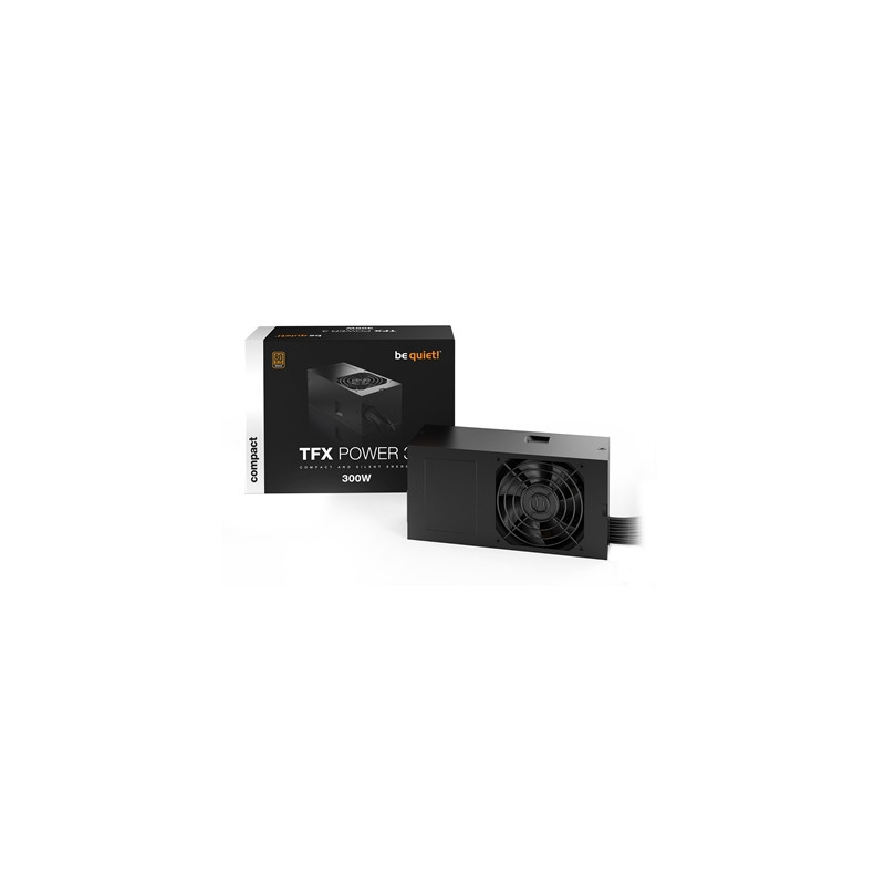be quiet! TFX Power 3  300W  80 PLUS Bronze Wired PSU  Single Rail  25A +12V  Black  TFX PSU