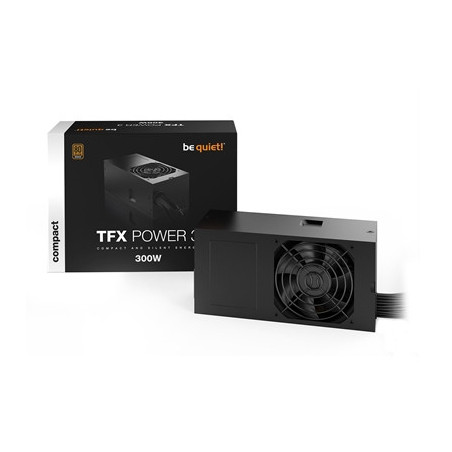 be quiet! TFX Power 3  300W  80 PLUS Bronze Wired PSU  Single Rail  25A +12V  Black  TFX PSU