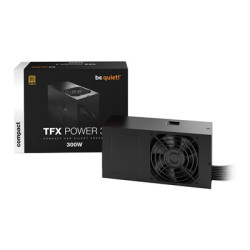 be quiet! 300W TFX Power 3  80 PLUS Gold Wired PSU  Dual Rail  26A +12V  Black  TFX PSU